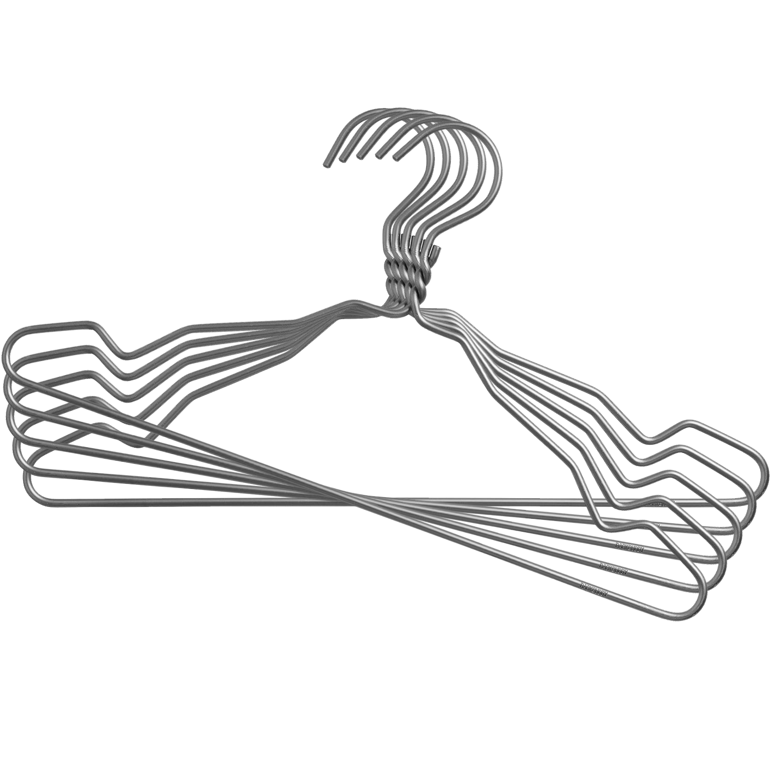 Preloved Kleiderbügel in Dunkelgrau Set aus 5 Stück