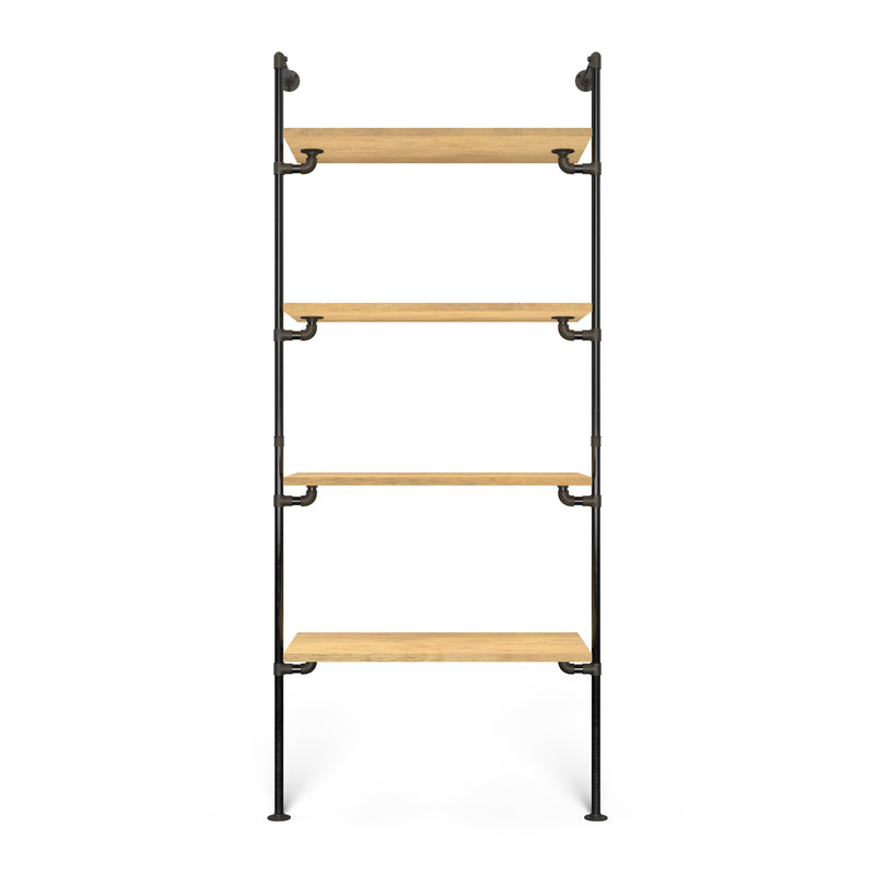 Original Walk-In 1 Reihe Kleiderstangensystem - (4 Regale)