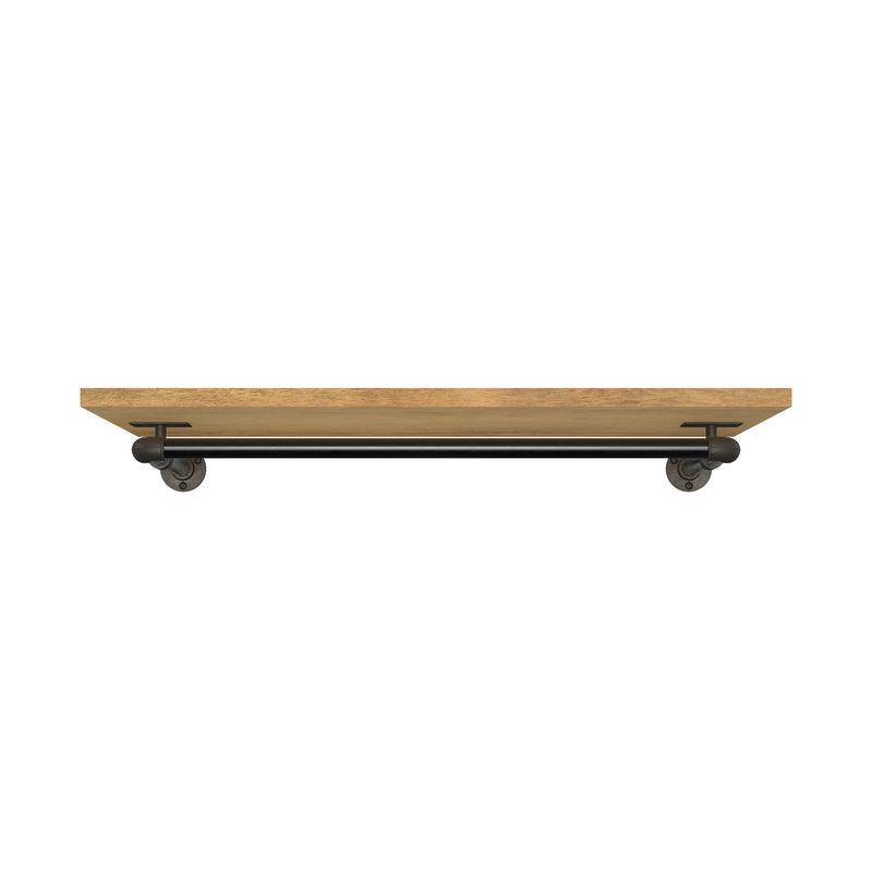 Original Marlow - an der Wand befestigte Kleiderstange mit Regal