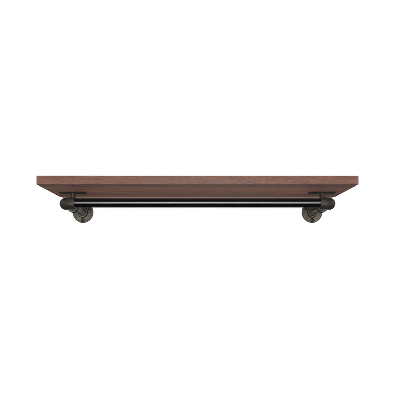 Original Marlow - an der Wand befestigte Kleiderstange mit Regal