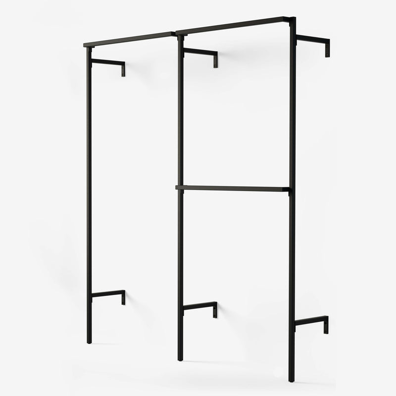 Frame Walk-In 2 Reihen begehbares Kleiderstangensystem
