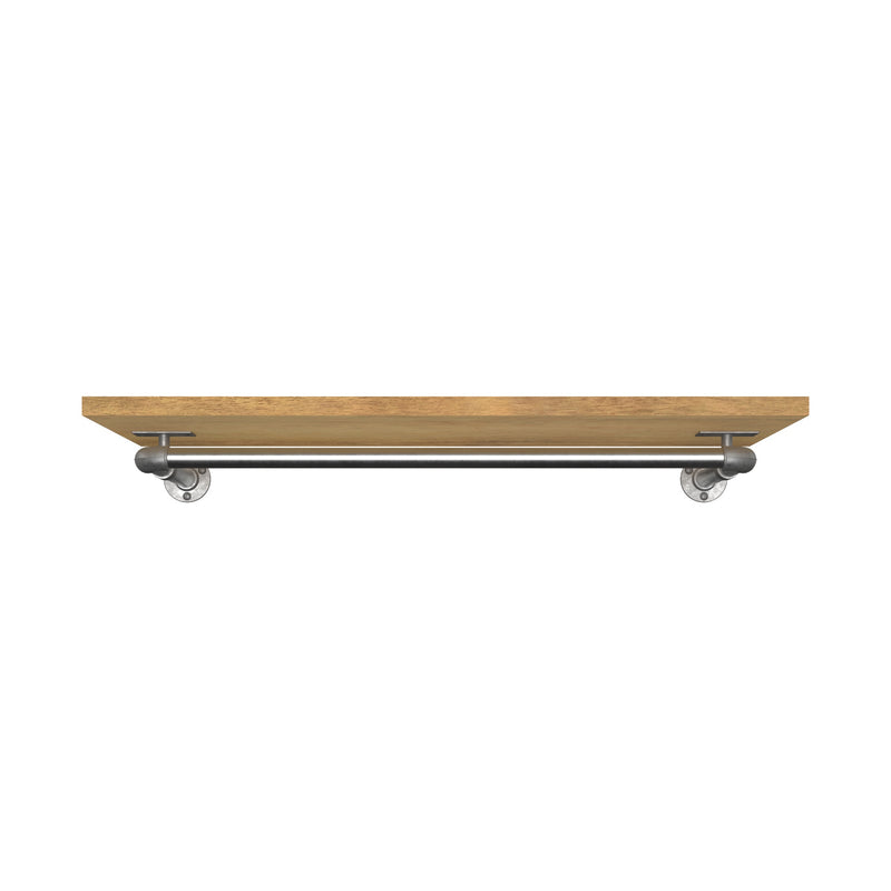 Original Marlow - an der Wand befestigte Kleiderstange mit Regal