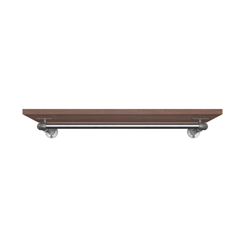Original Marlow - an der Wand befestigte Kleiderstange mit Regal
