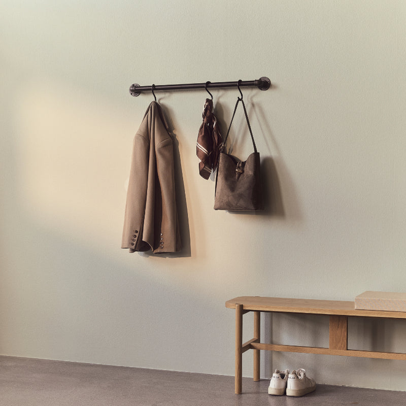 Original Jolene - Kleiderstange für die Wand mit geringer Tiefe