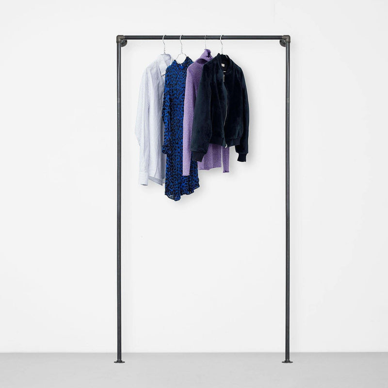 The Walk-In 1 Reihe Kleiderstangen System – 1 Stange
